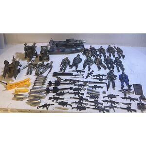 Lanard Corps Vintage Military Army Special Ops Action Figures Toy (lot of 80+)